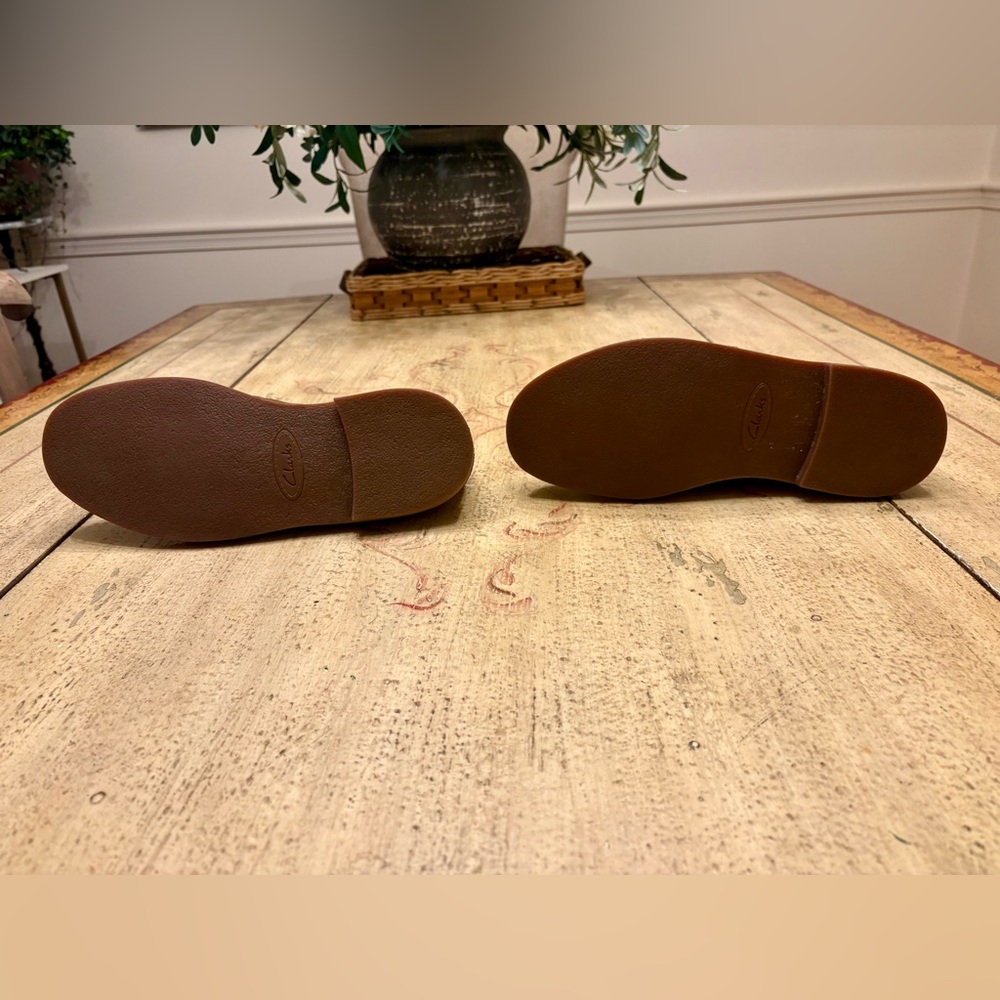Clarks Bushacre 2 Chukka Boots Leather Brown Ankle Desert - Picture 7 of 8